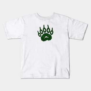 Celtic Knot Bear Paw Print Kids T-Shirt